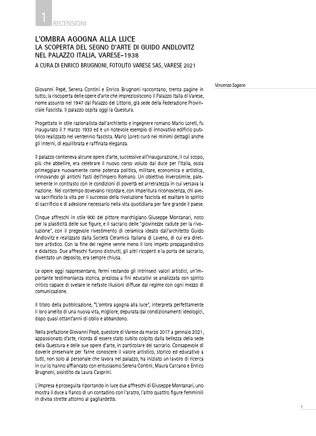 Sogaro Andlovitz Anteprima Recensione