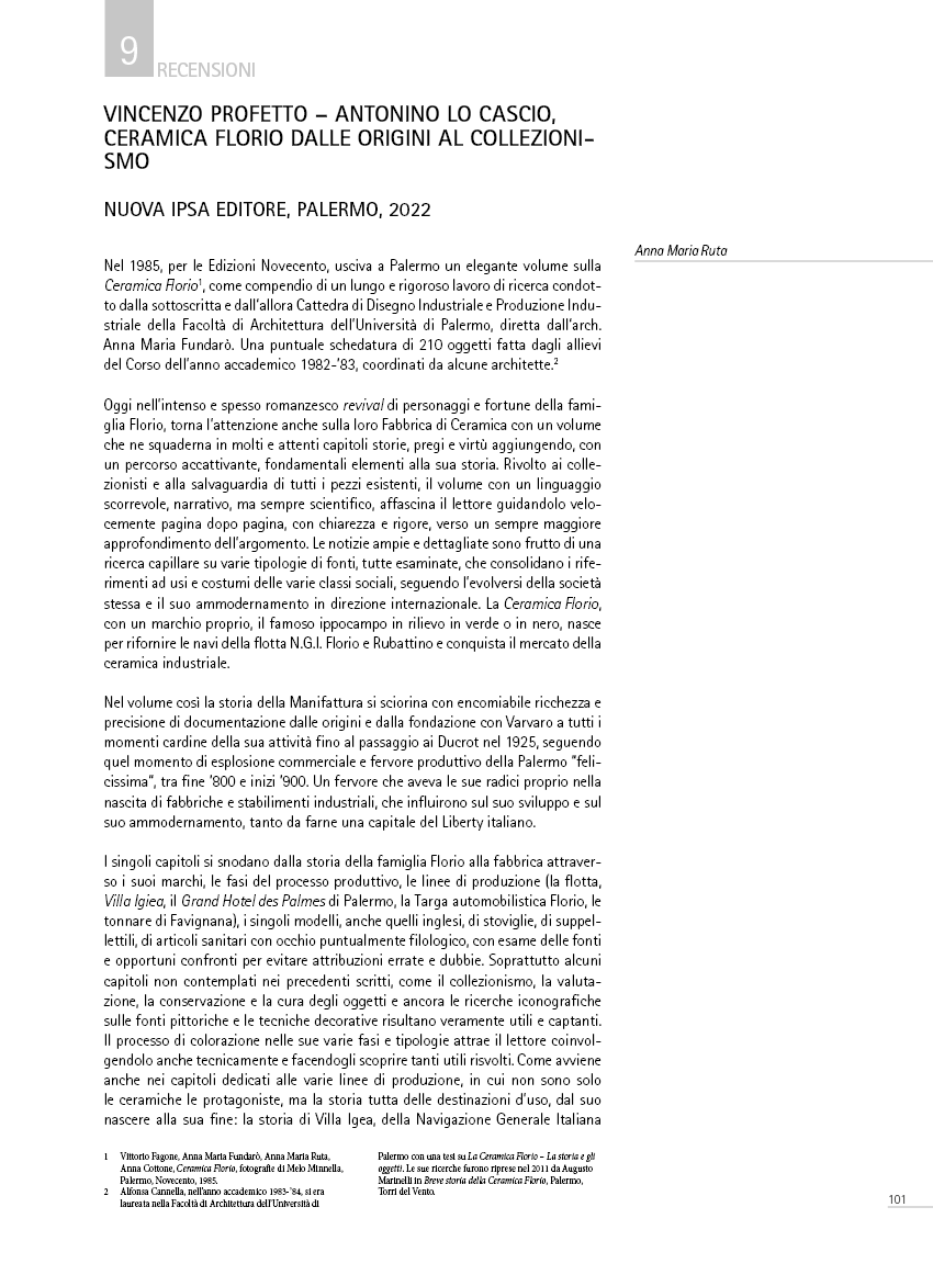 Recensione Ruta Florio
